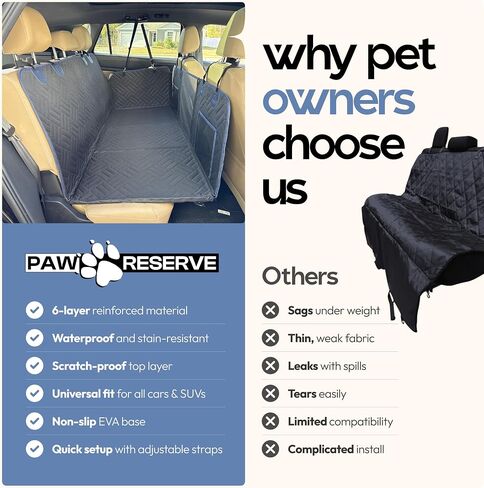 Graphite Grey Back Seat Extender for Dogs – Truck Dog Seat Cover Back Seat, Waterproof & Non-Slip, Expands Back Seat Space, Mesh Window, Storage Pockets – Fits Cars, SUVs & Trucks in Saudi Arabia