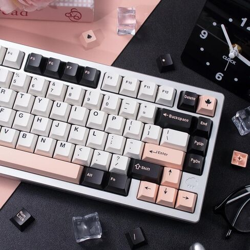 Sumgsn 163 Keys Double Shot Keycaps Cherry Profile Red Samurai Keycaps Set in Kuwait