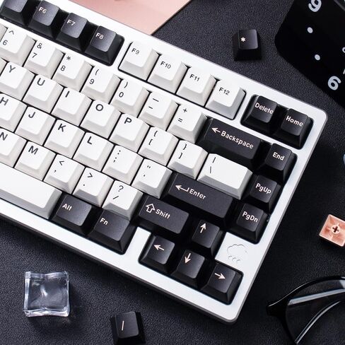 Sumgsn 163 Keys Double Shot Keycaps Cherry Profile Red Samurai Keycaps Set in Kuwait