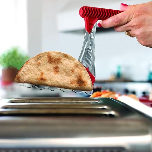 Taco Toaster 2.0 | Make Crispy Taco Shells in Your Toaster | No Oil, No Mess | Fits 5.5" Corn & Flour Tortillas | BPA-Free, Dishwasher Safe, Easy to Use, Healthy Homemade Tacos in Saudi Arabia