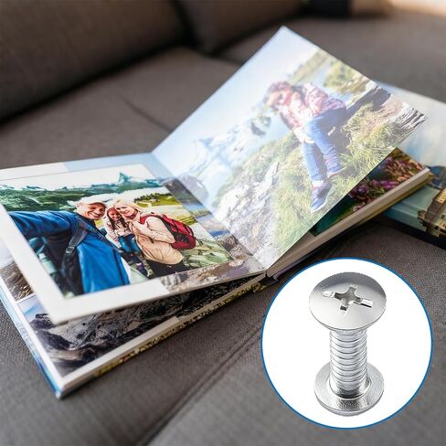 INCREWAY 30pcs Binding Chicago Screw, 5mm X 60mm Nickel Plated Binding Screw Binder Post, Silver Tone in Saudi Arabia