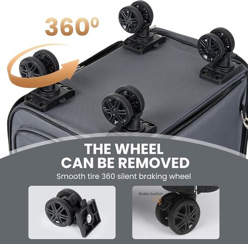 Pet Bag Carrier with Wheels, Pet Backpack with Wheels, Small Dog Carrier, cat Carrier, Detachable Wheels, Travel Bag, Pet Trolley, Soft Sided Carrier with Wheels, Foldable Carrier (Oat Grey) in Kuwait