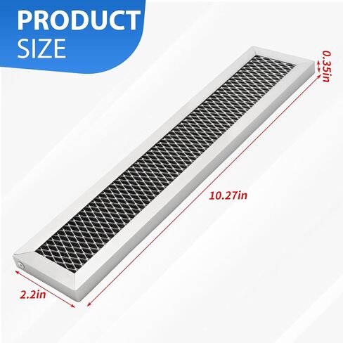 2Pcs FRPAMRAF Pure Air Microwave Filter, Replacement for Frigidaire Microwaves FFMV152 FFMV154 FFMV162 FFMV163 FFMV164 FFMV174 FGMV153 FGMV155 FGMV175 FGMV176 in Saudi Arabia