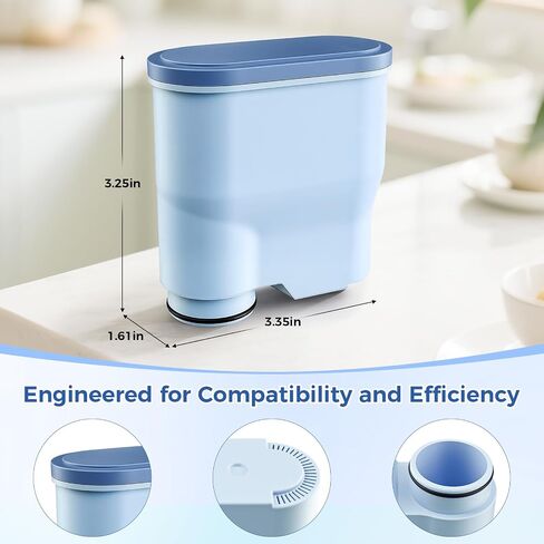 AquaClean Filter Compatible with Philips Coffee Machines – CA6903 Water Filter for EP1220/2230/3241, Series 1200/2200/3200/5400 – Anti-Scale Cartridge [2-Pack] in Saudi Arabia