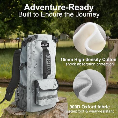 Dog Backpack Carrier, Ergonomic Pet Travel Bag, Suitable for Medium and Large Dogs, Built-in Leash and Adjustable Buckle, Ideal for Hiking and Cycling, M in Saudi Arabia