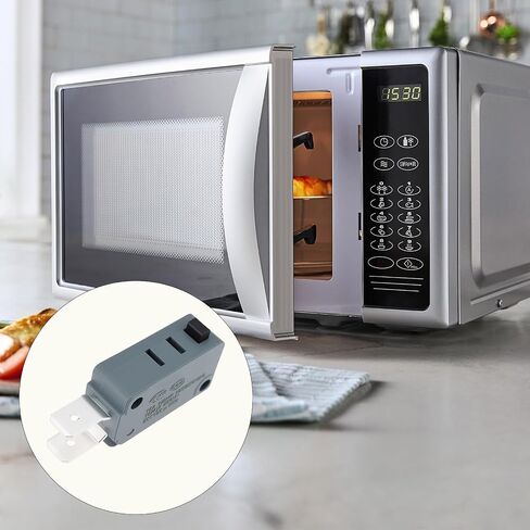 مفتاح باب فرن الميكروويف قطعة واحدة من eMagTech V15T16-CZ200 متوافق مع هانيويل WPW10330566 W10330566 W10217468 16A 250V 1/2hp in Saudi Arabia