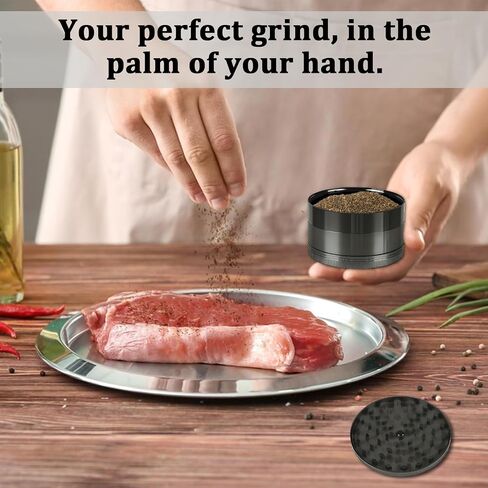 2.5 inch Spice Grinder for Kitchen(Gray) in Saudi Arabia