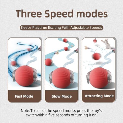 Interactive Cat Toys Set, 1 Automatic Laser Toy with Feather Wand and 2 Cat Ball Toys, Rechargeable 3-in-1 Pet Toys for Indoor Cats and Kittens in Saudi Arabia