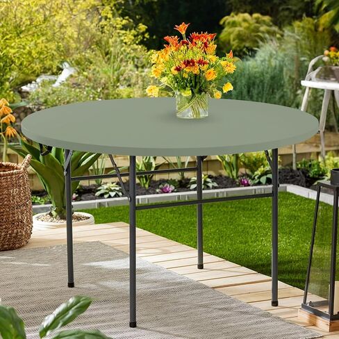 Square Fitted Tablecloth 34x34 Inch-2 Pack Black Card Elastic Spandex Table Cover-Small Stretch Folding Table Cloths Topper Cap for Kitchen Dining Picnic Patio Outdoor Party Tables in Saudi Arabia