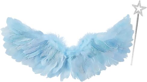 Feather Angel Wings for Adult, Large Costume Wings Feather Fairy Angel Wings Cosplay Accessory for Women and Girls in Saudi Arabia