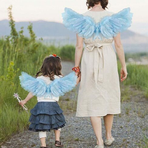 Feather Angel Wings for Adult, Large Costume Wings Feather Fairy Angel Wings Cosplay Accessory for Women and Girls in Saudi Arabia