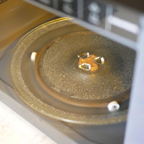 7.3 in Microwave Turntable Ring, Microwave Plate Replacement Ring with 13mm Wheels for Microwaveoven Tray, Replacement Support Holder for 9.65-10.63in Glass Plates in Kuwait