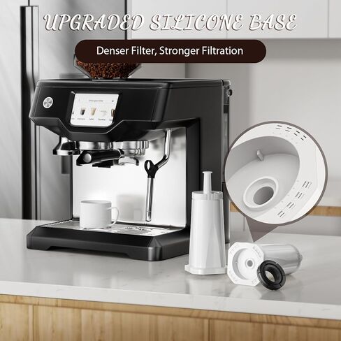 4 Pack Replacement Water Filter for Breville Espresso Machine Barista Touch Bes880, Oracle Touch BES990, Barista Pro BES878, Oracle BES980, Dual Boiler BES920 Bambino ClaroSwiss Sage in Saudi Arabia