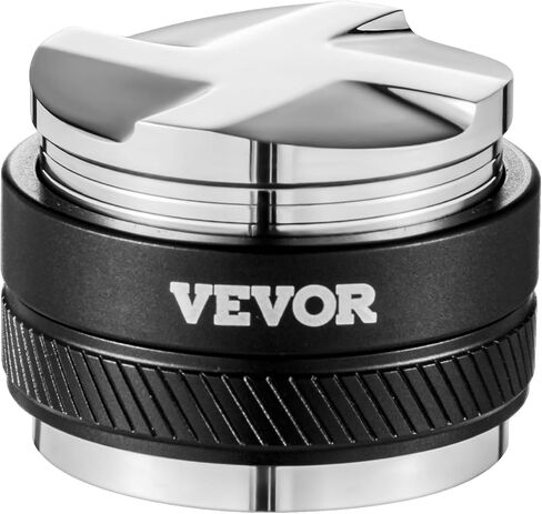 VEVOR Coffee Distributor 53mm, 2-in-1 Adjustable Espresso Distributor with Fan-Shaped Base, Coffee Distributor 304 Stainless Steel with Easy-to-Disassemble Design in Saudi Arabia
