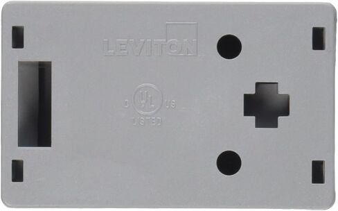 Leviton 41089-6WP QuickPort Surface Mount Housing, 6-Port, White in Kuwait