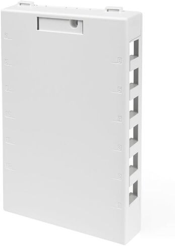 Leviton 41089-6WP QuickPort Surface Mount Housing, 6-Port, White in Kuwait