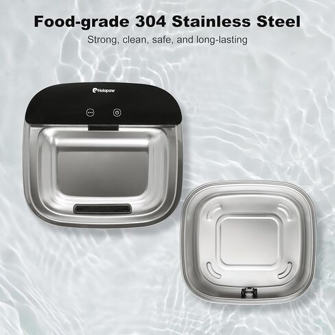 نافورة مياه لاسلكية للقطط من الفولاذ المقاوم للصدأ، موزع مياه أوتوماتيكي لاسلكي سعة 128 أونصة/3.78 لتر للقطط والكلاب، نافورة شرب تعمل بالبطارية للحيوانات الأليفة مع مستشعر حركة، مضخة فائقة الهدوء in Kuwait