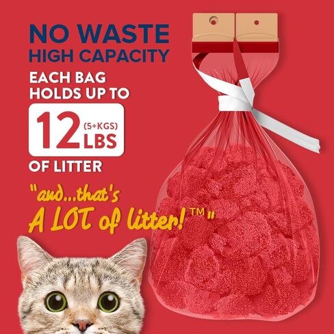 RedRocket Refill Bags for Kitty Twist'R Plus Cat Litter Pail, 7-Layer Bags with Odors Free Patented Technology Made in USA (3pack(30pcs)) in Saudi Arabia