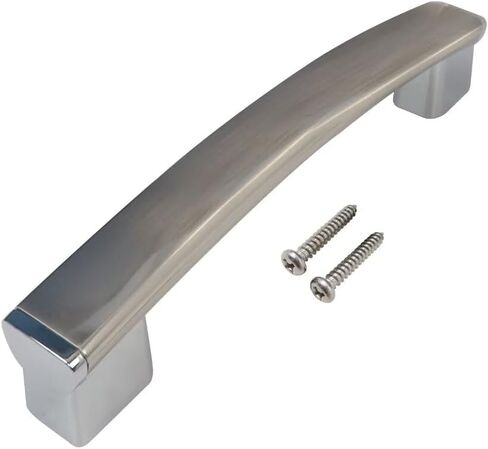 WB15X26821 PD00043395 Door Handle Compatible with GE Microwave Oven JVM7195EK3ES, JVM7195FL1DS, JVM7195SK1SS, JVM7195SK2SS, JVM7195SK3SS in Saudi Arabia