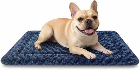 Dog Bed Mat, Dual-Sided Dog Crate Bed Mat - Ultra Soft & Machine Washable Kennel Pad for Cats and Extra Small Dogs, All-Season Comfort Pet Bed for Crates, Travel, and Home, Pink, 18 x 14 Inch in Saudi Arabia