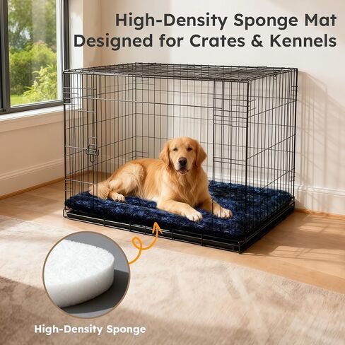 Dog Bed Mat, Dual-Sided Dog Crate Bed Mat - Ultra Soft & Machine Washable Kennel Pad for Cats and Extra Small Dogs, All-Season Comfort Pet Bed for Crates, Travel, and Home, Pink, 18 x 14 Inch in Saudi Arabia