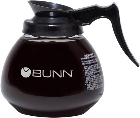 BUNN 12 Cup Commercial Glass Decanter with Handle (3 Pack), Orange in Saudi Arabia