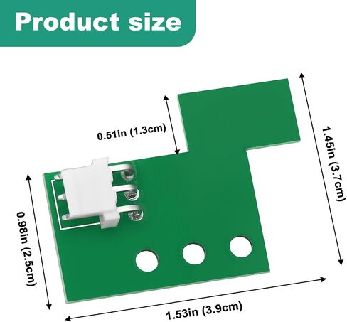 WB27T11463 Wall Oven Cooling Fan Sensor Board for GE - Replaces 3026212, AP5791007, PS8754576, EAP8754576, WB27X11463 | Fixes F97 Error | Cooling Fan Speed Detection Board in Saudi Arabia