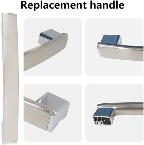 WB15X26821 PD00043395 Door Handle Compatible with GE Microwave Oven JVM6172SK2SS, JVM6175BL1TS, JVM6175EK1ES, JVM6175EK2ES in Saudi Arabia