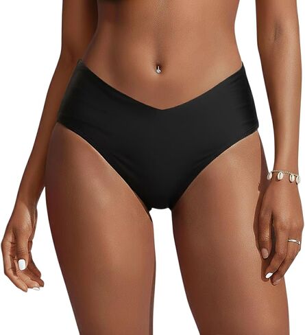قيعان Zmart Mid Rise Bikini - تغطية تغطية معتدلة للنساء. in Saudi Arabia