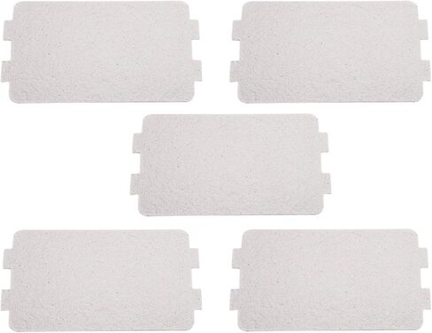 5 PCS Microwave Oven Mica Plate, 4.6 X 2.5 Inch High Temperature Waveguide Cover Replacement, Mica Plates Sheets | Microwave Oven Parts for Microwave Oven in Saudi Arabia