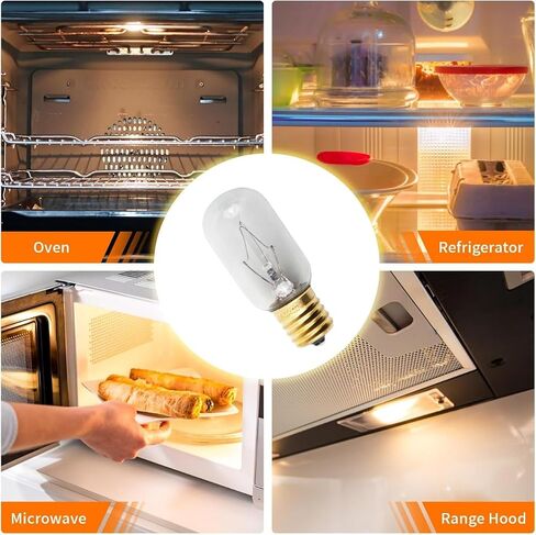 WB36X10003 Bulb 40W 130V Microwave Light Bulb Replacement Compatible with GE General Electric & Hotpoint Microwaves (Pack of 2) in Saudi Arabia