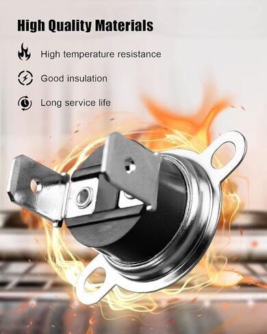 KSD-140LC Microwave Thermo Switch Thermostat Thermal Fuse Replacement Fit for Samsung Microwave Ovens MG11H2020CT, Normally Closed Switch 140℃ in Saudi Arabia