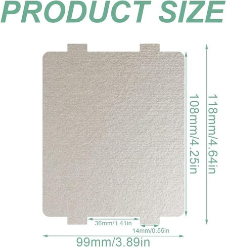 4 Packs Microwave Mica Plate, Universal Repair Part for Home Kitchen Microwave (11 x 10 cm) in Saudi Arabia