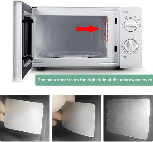 4 Packs Microwave Mica Plate, Universal Repair Part for Home Kitchen Microwave (11 x 10 cm) in Saudi Arabia