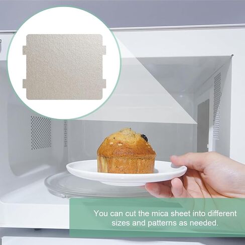 4 Packs Microwave Mica Plate, Universal Repair Part for Home Kitchen Microwave (11 x 10 cm) in Saudi Arabia
