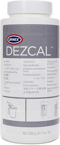 Urnex Dezcal Coffee and Espresso Machine Descaler Activated Scale Remover - 900g Bottle - Fast Effective Descaling Of Boilers and Heating Elements Faucets Spray Heads Milk Systems in Saudi Arabia