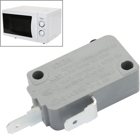 Murtenze KW3A مفتاح باب فرن الميكروويف 16A 125/250V قفل الباب، جزء استبدال مفتاح فرن الميكروويف (2 مفتوح عادة) in Kuwait
