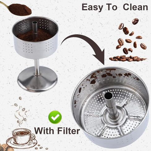 400Pcs Percolator Coffee Filters, 3.75in Unbleached Coffee Filter, Natural Disposable Disc Coffee Filters for Percolator Coffee Pot, Coffee Filter for Home Office Camping Use in Saudi Arabia