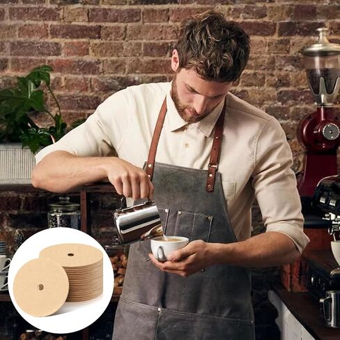 400Pcs Percolator Coffee Filters, 3.75in Unbleached Coffee Filter, Natural Disposable Disc Coffee Filters for Percolator Coffee Pot, Coffee Filter for Home Office Camping Use in Saudi Arabia