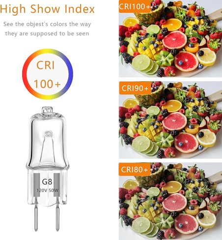 لمبة إضاءة هالوجين لفرن الميكروويف GE، غطاء ميكروويف فوق نطاق الموقد، مصباح إضاءة ليلي/موقد لميكروويف GE، يستبدل WB08X10057 WB08X10051، 4 عبوات in Kuwait