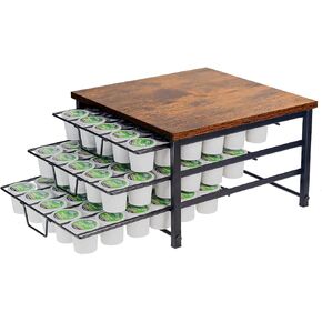 3 Tier Coffee Capsule Storage Drawer,Coffee Pod Holder for K Cups,90 Capacity Coffee Capsule Storage Organizer Holder,Office or Home Kitchen Counter Organizer in Saudi Arabia