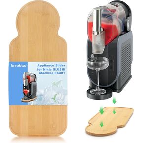 حصيرة منزلقة لآلة نينجا سلاشي FS301، وسادة منزلقة من الخيزران لملحقات صانع سلاشي المنزلية، أسود in Kuwait