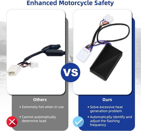 معادل تحميل briidea وجهاز التحكم/المقاوم المثبت متوافق مع دراجة نارية Harley Davidson، إشارات الانعطاف LED، التوصيل والتشغيل، حل إشارة الانعطاف LED بدون وميض، وامض سريع in Saudi Arabia