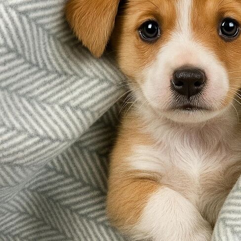 بريستون II - غطاء من الصوف القطبي، بطانية من الصوف القطبي المعاد تدويره فائقة النعومة للكلاب، معطف للأريكة، واقي للسيارة للكلاب الصغيرة والمتوسطة والكبيرة - 40 بوصة × 50 بوصة، رمادي متعرج، مقاس واحد in Kuwait