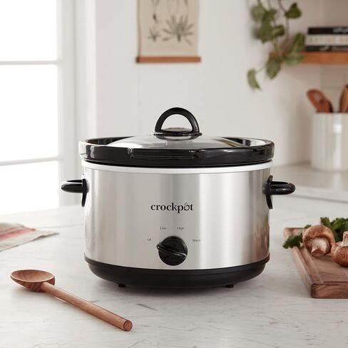 Crock-Pot Small 2 Quart Round Manual Slow Cooker, Black (SCR200-B) in Saudi Arabia