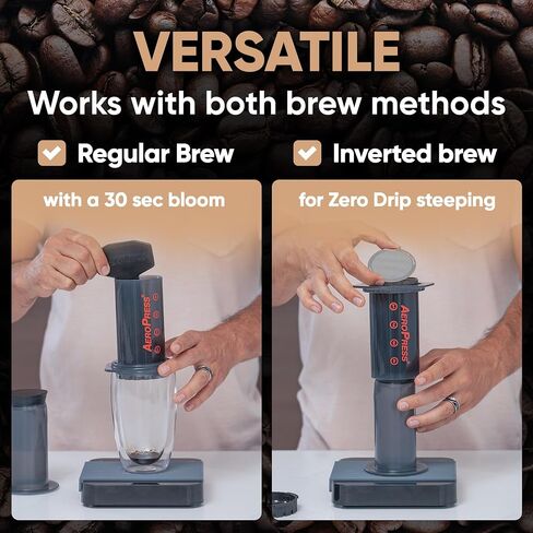 فلتر ALTURA من الفولاذ المقاوم للصدأ على شكل قرص لماكينات صنع القهوة AeroPress - بديل الفلتر المعدني القابل لإعادة الاستخدام للحصول على نكهة غنية والسفر والتخمير الصديق للبيئة in Kuwait