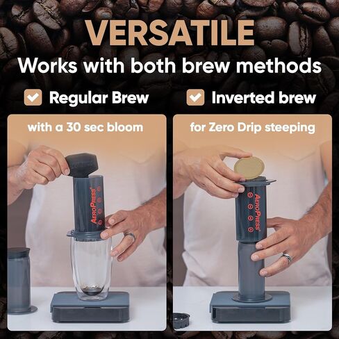 فلتر ALTURA من الفولاذ المقاوم للصدأ على شكل قرص لماكينات صنع القهوة AeroPress - بديل الفلتر المعدني القابل لإعادة الاستخدام للحصول على نكهة غنية والسفر والتخمير الصديق للبيئة in Kuwait