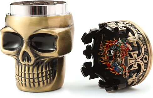 مطحنة الجمجمة - هدية مطحنة التوابل للمطبخ، 1.7 بوصة in Kuwait