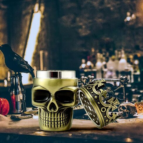 مطحنة الجمجمة - هدية مطحنة التوابل للمطبخ، 1.7 بوصة in Kuwait