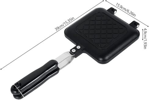 صانعة الساندوتشات مزدوجة الجانب، صانعة البانيني المشوية مع ألواح غير لاصقة من الألومنيوم، صانعات الجبن، مقلاة ساندويتش، محمصة الخبز، صانعات الوافل المقاومة للحرارة للمطبخ، الإفطار والتخييم in Kuwait